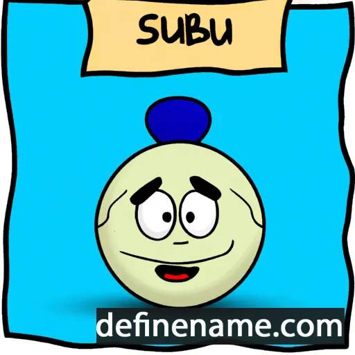 cartoon of the name Sumbul