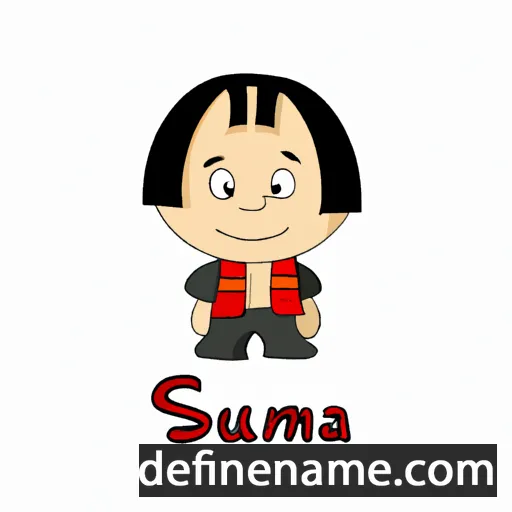 cartoon of the name Sumejja