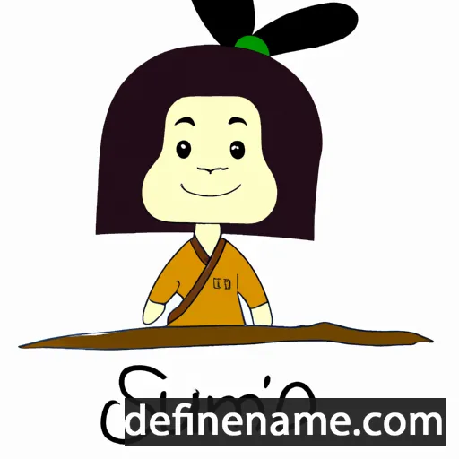 cartoon of the name Sumi