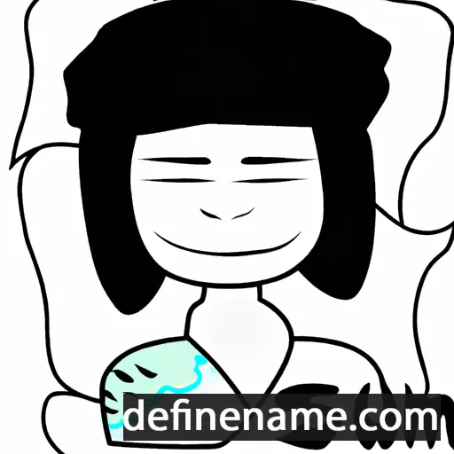 cartoon of the name Sumie