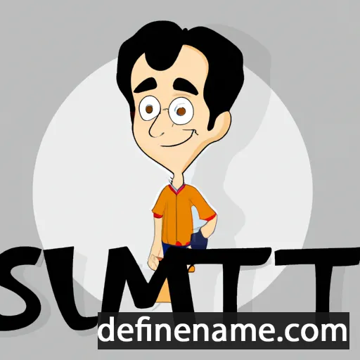 cartoon of the name Sumitr