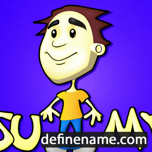 cartoon of the name Summyr