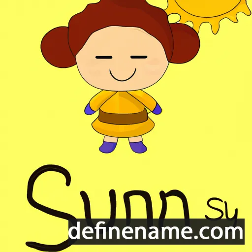 Sun-ja cartoon