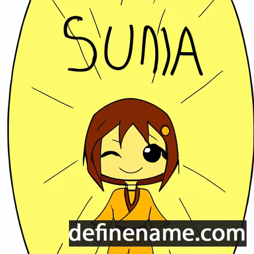 cartoon of the name Suna