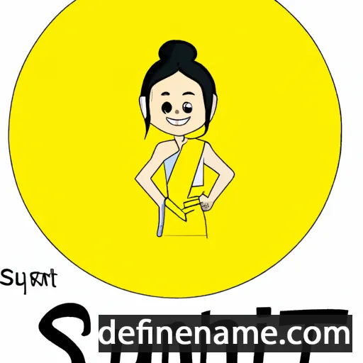 Sunarti cartoon