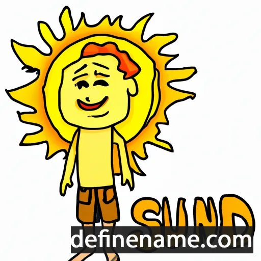 cartoon of the name Sund