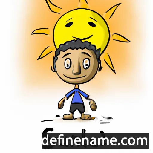 cartoon of the name Suneel