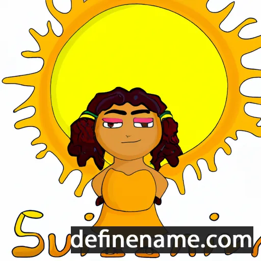 cartoon of the name Suniva