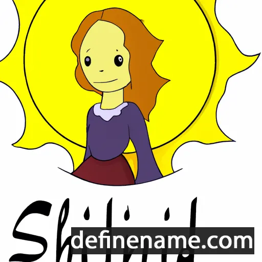 cartoon of the name Sunnhild