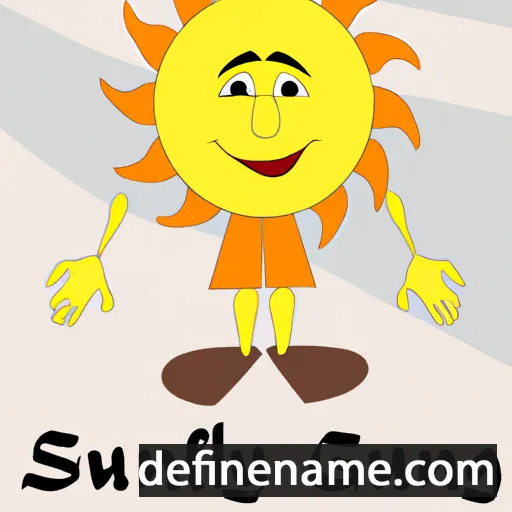 cartoon of the name Sunnleyg