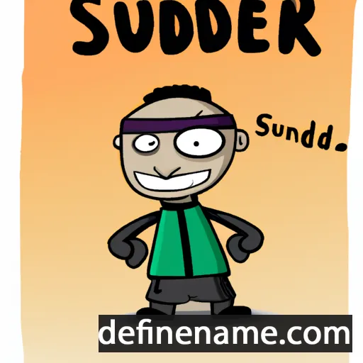 cartoon of the name Suoder