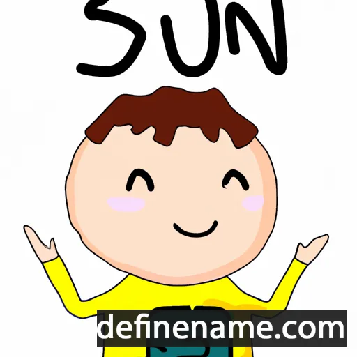 cartoon of the name Suon