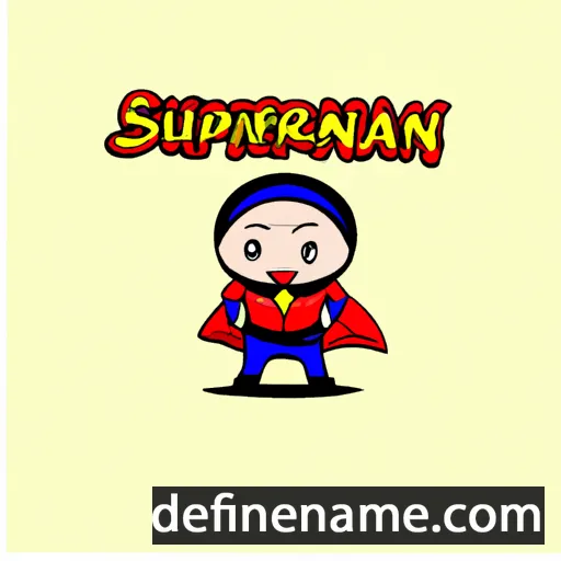 cartoon of the name Suparmaningsih