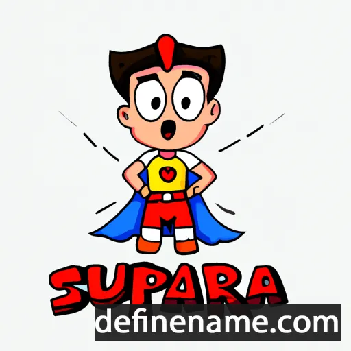 cartoon of the name Supatra