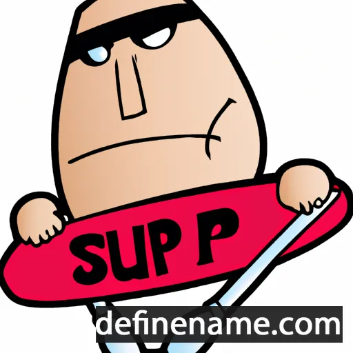 cartoon of the name Suping