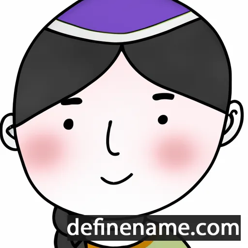 cartoon of the name Su-yeon