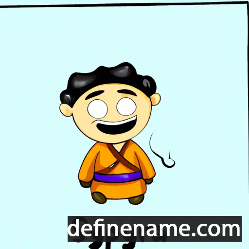 cartoon of the name Supragya