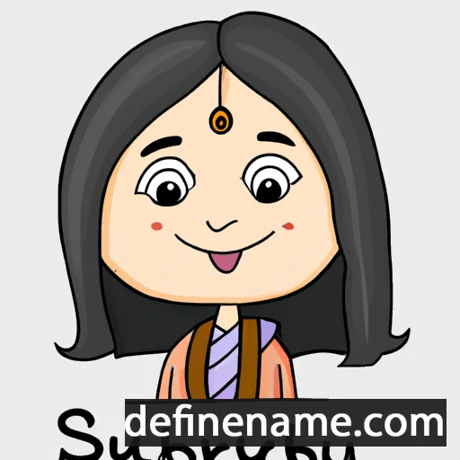 cartoon of the name Surabhi