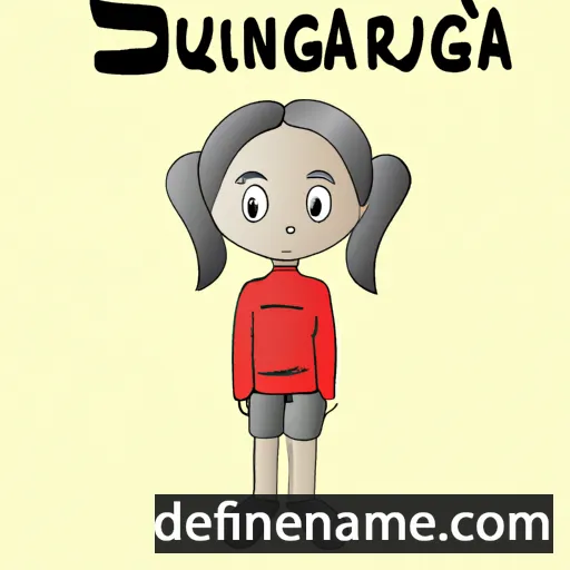 cartoon of the name Suranga