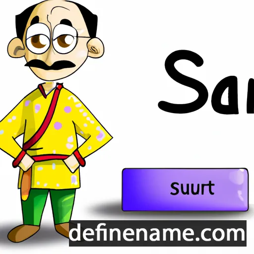 cartoon of the name Surat