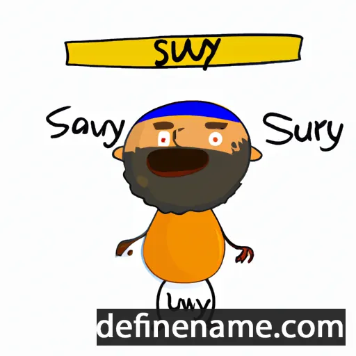 cartoon of the name Suray