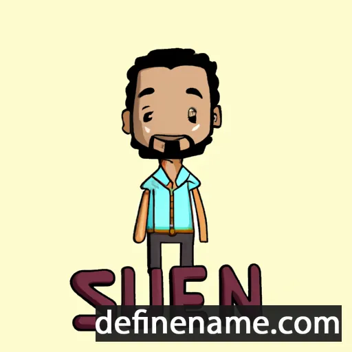 cartoon of the name Suren