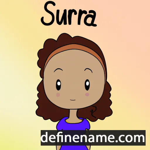 cartoon of the name Surena