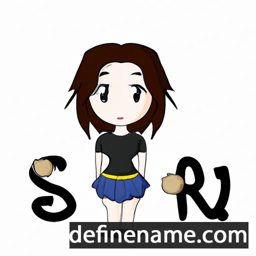 cartoon of the name Suri