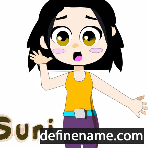 cartoon of the name Suri