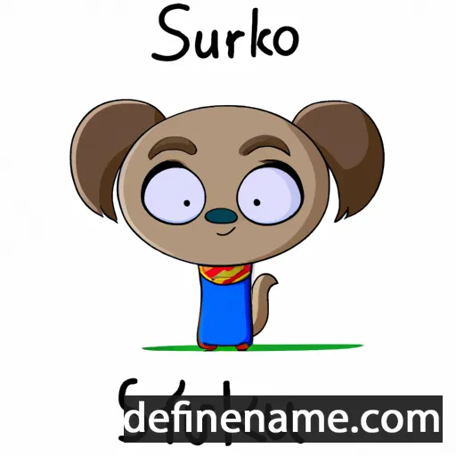 cartoon of the name Suriko