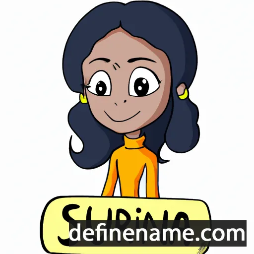 cartoon of the name Surina