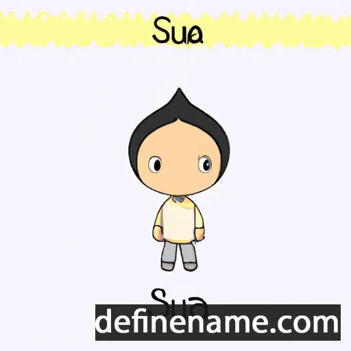 cartoon of the name Surja