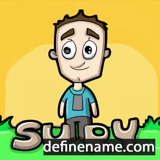 cartoon of the name Sury