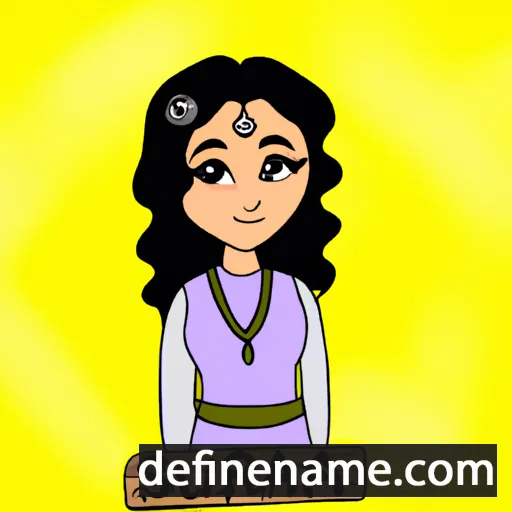 cartoon of the name Suryana