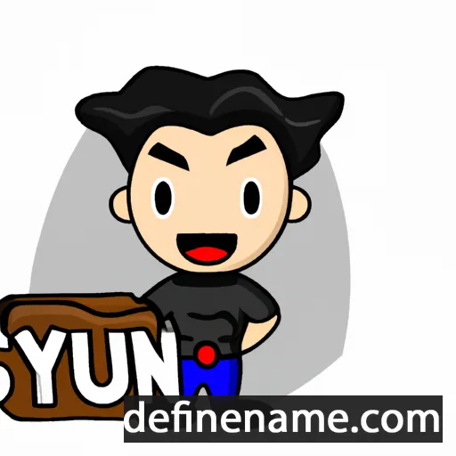 cartoon of the name Suryono