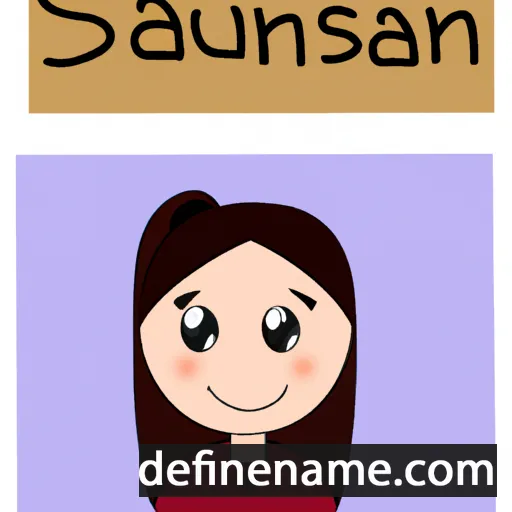 Susánná cartoon