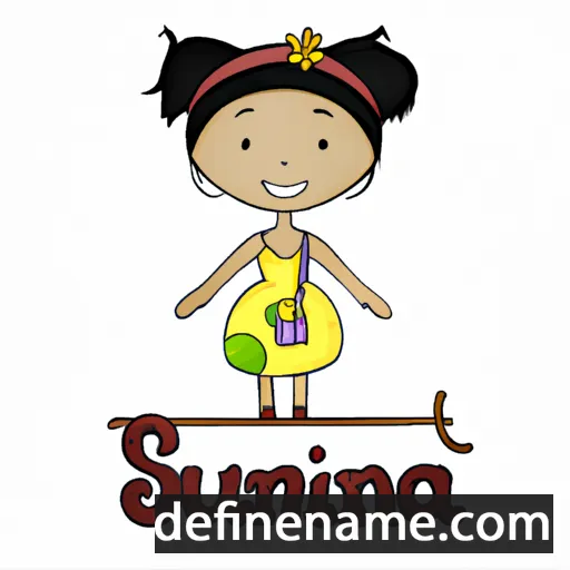 cartoon of the name Susaninha