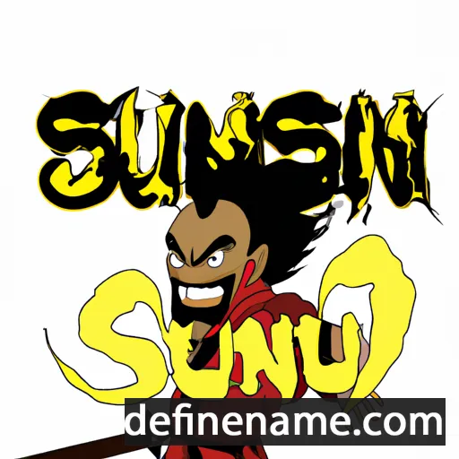 cartoon of the name Susano