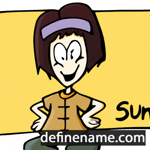 cartoon of the name Susen