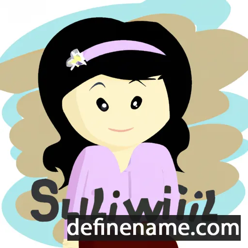 cartoon of the name Susilawati