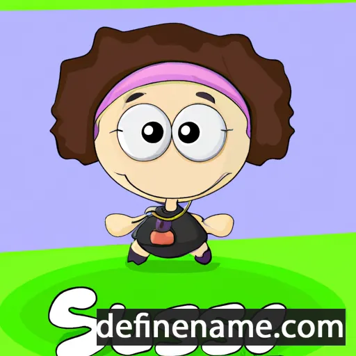 cartoon of the name Sussie