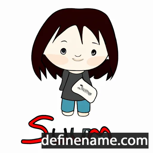 cartoon of the name Susumi