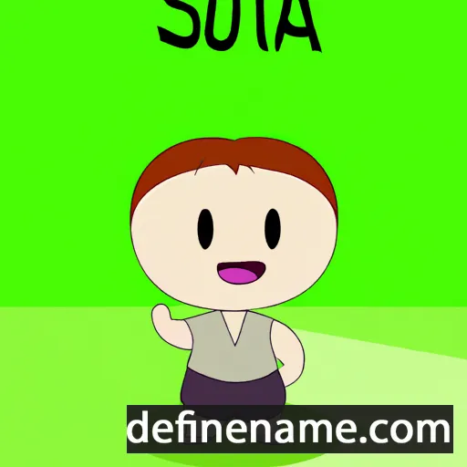 cartoon of the name Suta