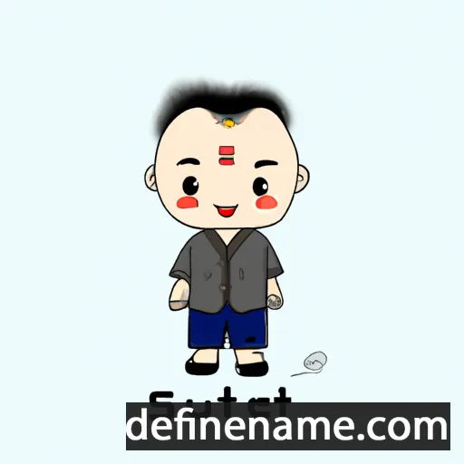 cartoon of the name Suthee