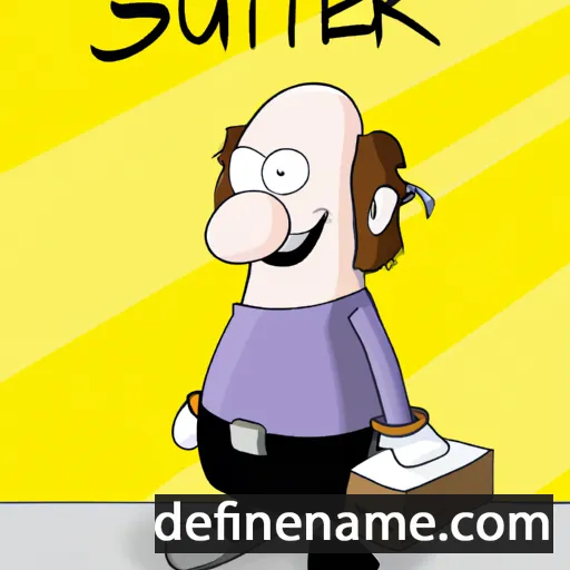 cartoon of the name Sutter