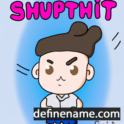 cartoon of the name Sutthiphong