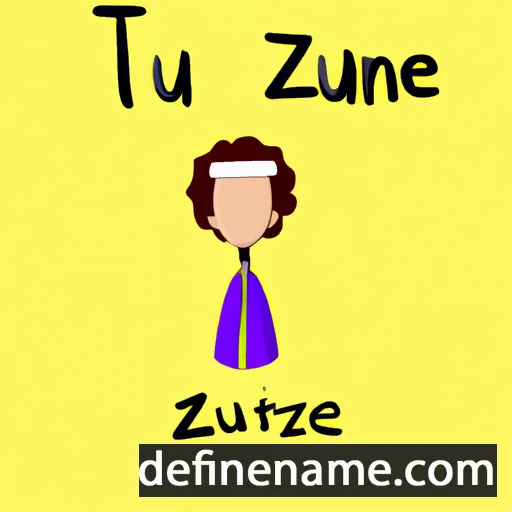 cartoon of the name Suzane