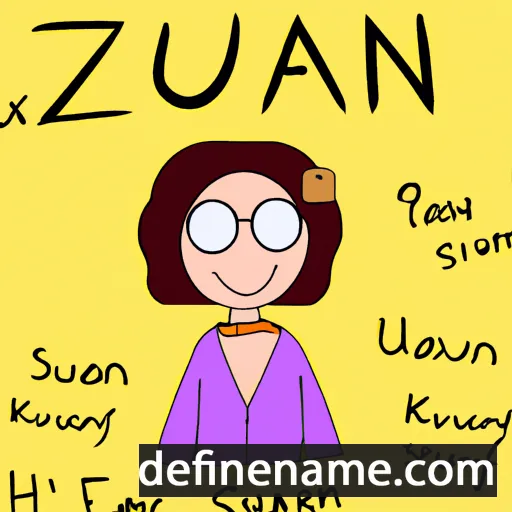 Suzann cartoon