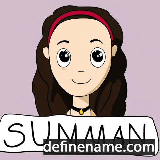 Suzannah cartoon