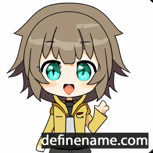 cartoon of the name Suzuha